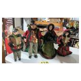 Christmas carolers figurines for Christmas