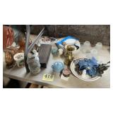 Partial table lot enamelware 40 channel