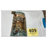 Neat clay wall hanging souvenir from Italy. Looks