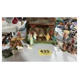 Vintage nativity set