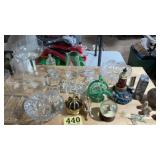 Large lot of glassware, some princess house, and