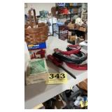 Matches, horse shoes, inflator kit