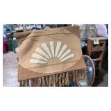Wall hanging, mirror and country shelf
