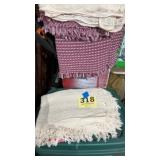 Multiple Blankets and table covers