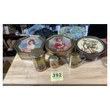 Decorative Tin lot
