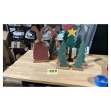 Wooden decorations