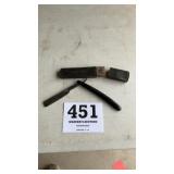Blade and butcher straight razor
