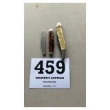 3 pocket knives