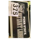 Two Penn State Lions license plate plates