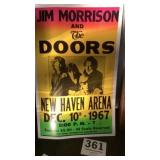 Jim Morrison and the doors advertising poster
