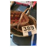Three baskets
