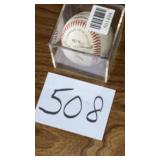 Herm sternest autographed baseball