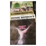 Vintage albums, DJ Thomas, Dionne Warwick and