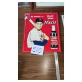 Ted Williams make mine Moxie metal sign