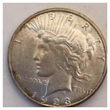 1923S Peace Silver Dollar