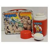 1975 Korg 70,000 BC Steel Lunchbox & Thermos
