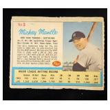 1962 Post Cereal #5 Mickey Mantle Baseball Card