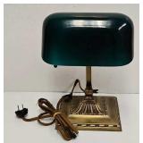 Antique Emeralite Model 8734 Bankers Desk Lamp
