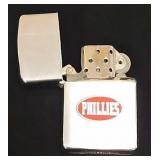 1960 Phillies Cigar Adv. Zippo Lighter