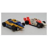 (2) Tyco Indy Formula 1 HO Slot Cars