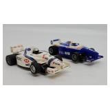 (2) Tyco Indy Formula 1 HO Slot Cars