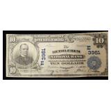 Series of 1902 Large $10.00 National Currency Note