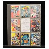 Complete Set (55) 1966T Batman Trading Cards