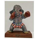 12" G.O.P. "Champ" Boxing Elephant Statue