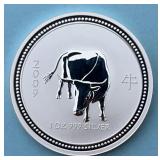 2007 Australia Silver Year of the Ox Coin