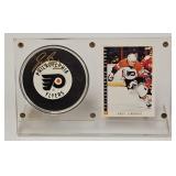 Eric Lindros Autographed Hockey Puck