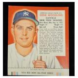 1954 #15A Gene Woodling Red Man Tobacco Card