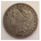 1891CC Morgan Silver Dollar
