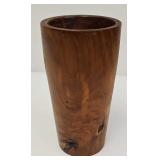 Hand Made Natural Burled Wood Vase