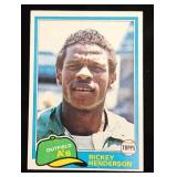 1981 Topps #261 Rickey Henderson Baseball Card