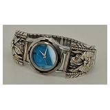 Native American Sterling Silver Bracelet Watch