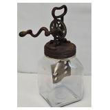 Original Antique 4 Quart Butter Churn