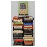 30 Original 8 Track Music Tapes
