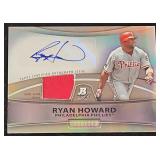 Ryan Howard 2010 Bowman Platinum Patch
