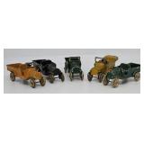 (5) Pre-War Tootsietoy Die Cast Toy Vehicles
