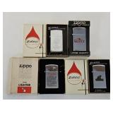 (4) Zippo Slimline Cigarette Lighters