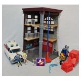 Ghostbusters Firehouse , Ambulance & Helicopter
