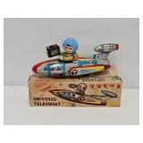 "Universe Televiboat" Battery Op Space Ship