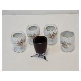 (5) Ronson Table Model Cigarette Lighter Bases