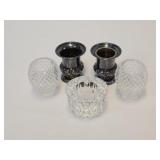 (5) Ronson Table Model Cigarette Lighter Bases