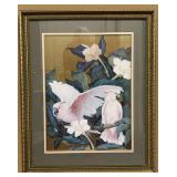 Jessie Arms Botke Art Deco "Two Cockatoos" Print