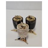 (3) Mid-Century Ronson Butane Cigarette Lighter