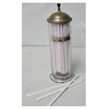 Antique Soda Fountain Straw Holder