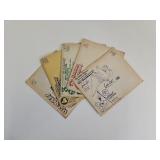 (5) Vic Green GI Cartoon Books w/Orig Envelopes