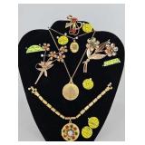 Gold Filled & Gold on Sterling Coro Jewelry