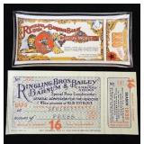 1935 Press Ticket to Ringling Brothers Circus